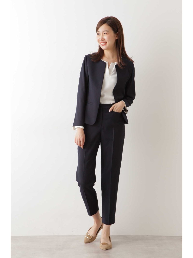 楽天市場】【SALE／60%OFF】[洗える]リネン混ドビーセットアップ ノー