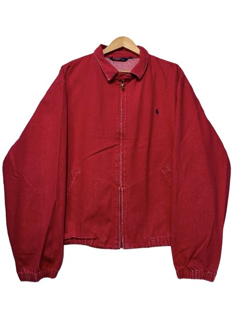 楽天市場】80s Polo Ralph Lauren Red Denim Swing Top Jacket 赤 XL