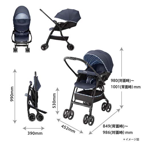 楽天市場】ラクーナエアーAC(1台)【アップリカ(Aprica)】[ベビーカー A