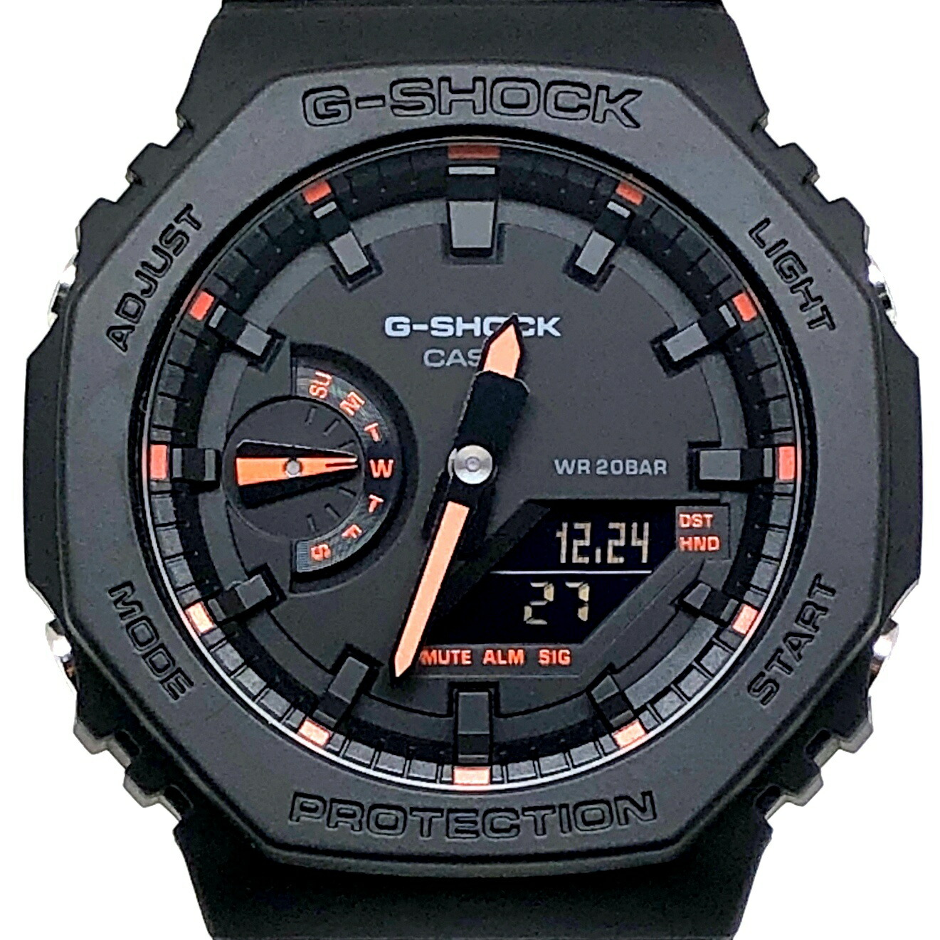 楽天市場】ジーショック ga-2100（文字盤カラーオレンジ）の通販