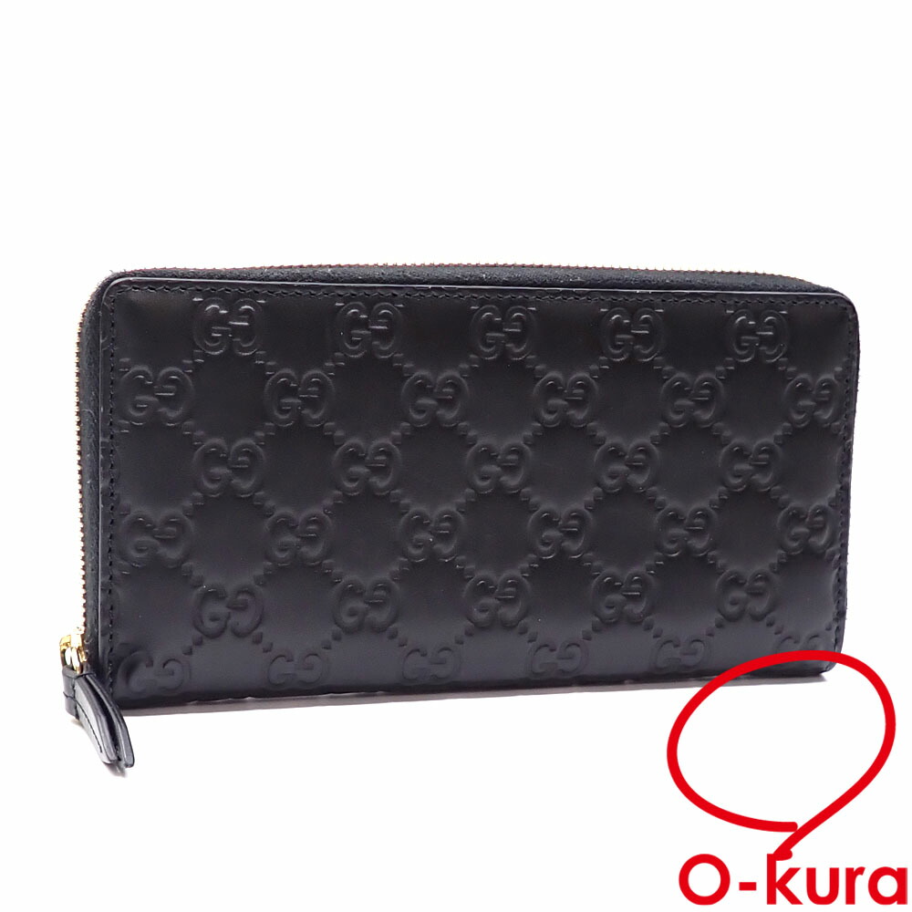 楽天市場】gucci シマ 長財布 ラウンドファスナー ブラックの通販