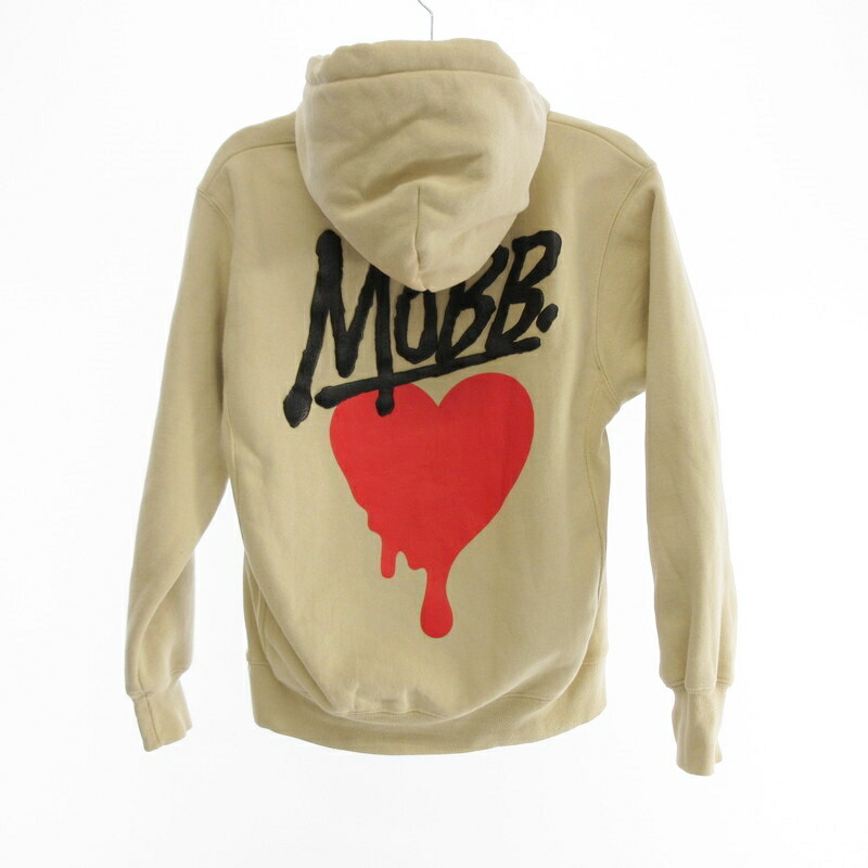 楽天市場】【中古】MOBB | モブ HEART DRIP WAPPEN HOODIE パーカー