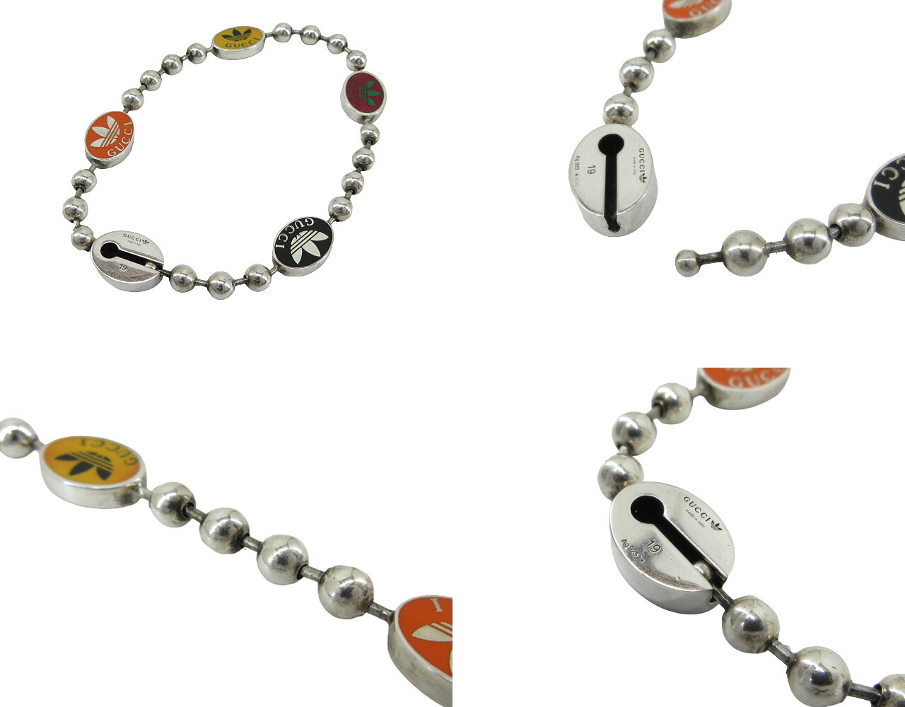 楽天市場】【未使用】adidas×GUCCI “アディダス×グッチ” SILVER