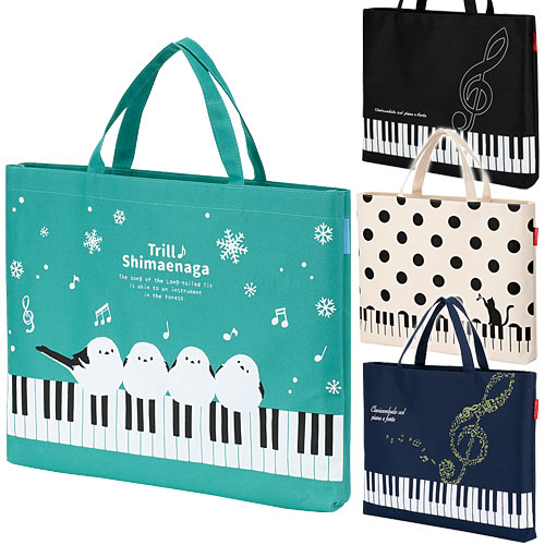 楽天市場】Pianoline シンプルピアノレッスンバッグ（鍵盤柄） : 鶯鳴