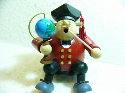 ドイツ　エルツ地方　木製　煙出し人形 Christian Ulbricht 煙だし人形 木工職人