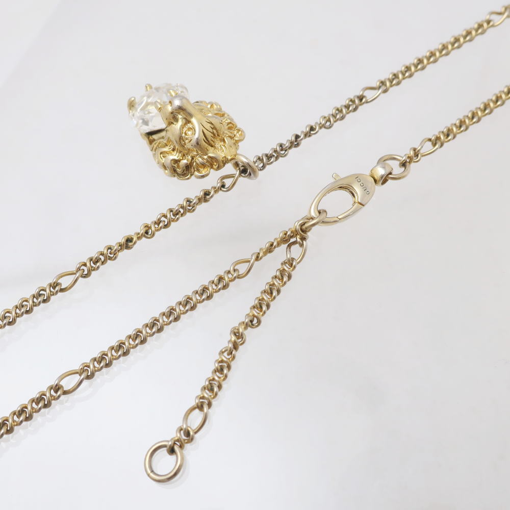 楽天市場】【セール！】 GUCCI グッチ クリスタル ライオンヘッド