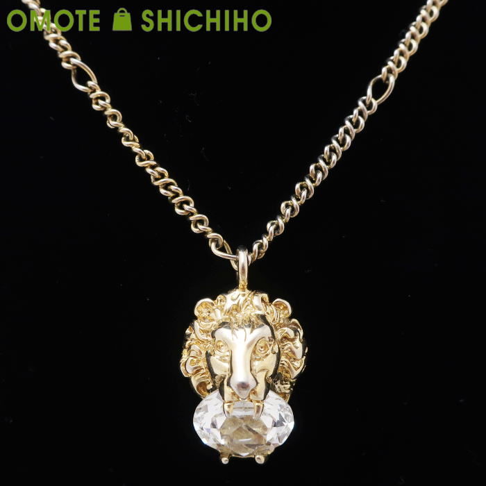 楽天市場】【セール！】 GUCCI グッチ クリスタル ライオンヘッド