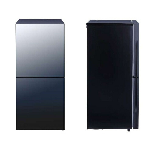 楽天市場】【設置】ツインバード(TWINBIRD) HR-GJ12B ブラック 2ドア