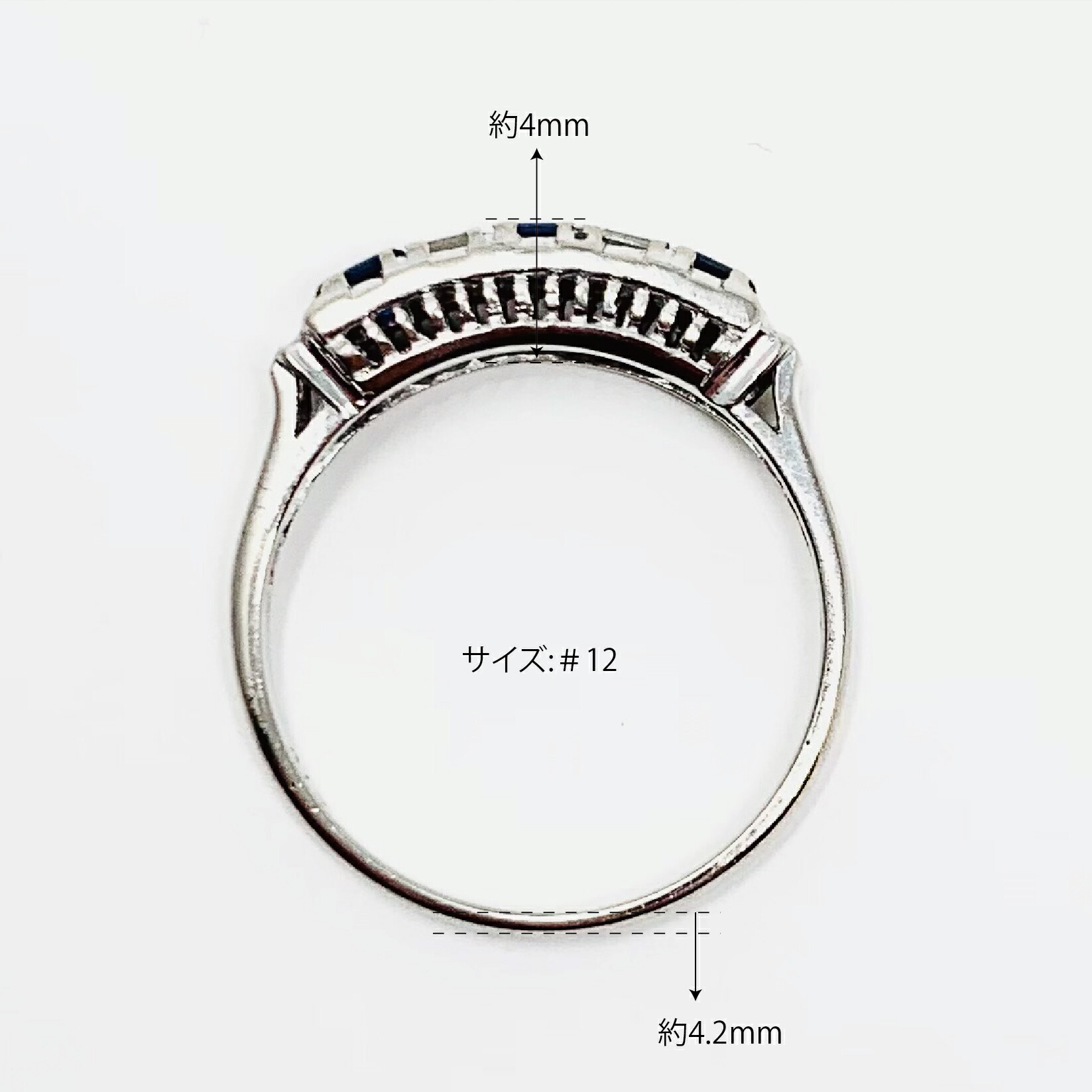 楽天市場】【新品仕上げ】K14WG 14金 K14ホワイトゴールド 合成