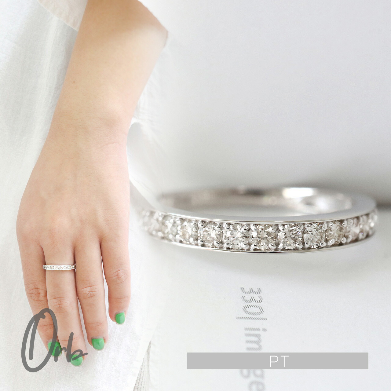 楽天市場】pt900 エタニティリング ダイヤモンド プラチナ 0.5ct 0.5