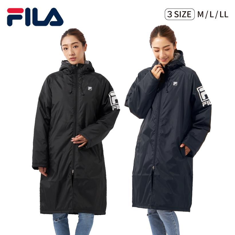 楽天市場】FILA フィラ レディース シープボア ベンチコート 中綿 保温