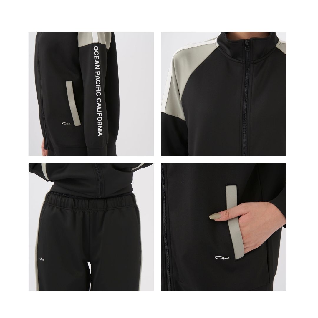 楽天市場】ジャージレディース トレーニングウェア 上下セット