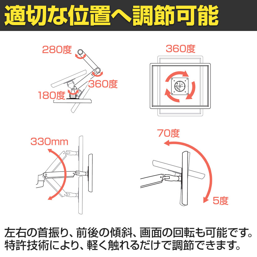楽天市場】Ergotron エルゴトロン LX デュアルデスクマウントアーム