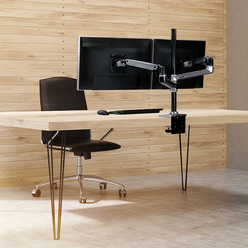 楽天市場】Ergotron エルゴトロン LX デュアル スタッキングアーム