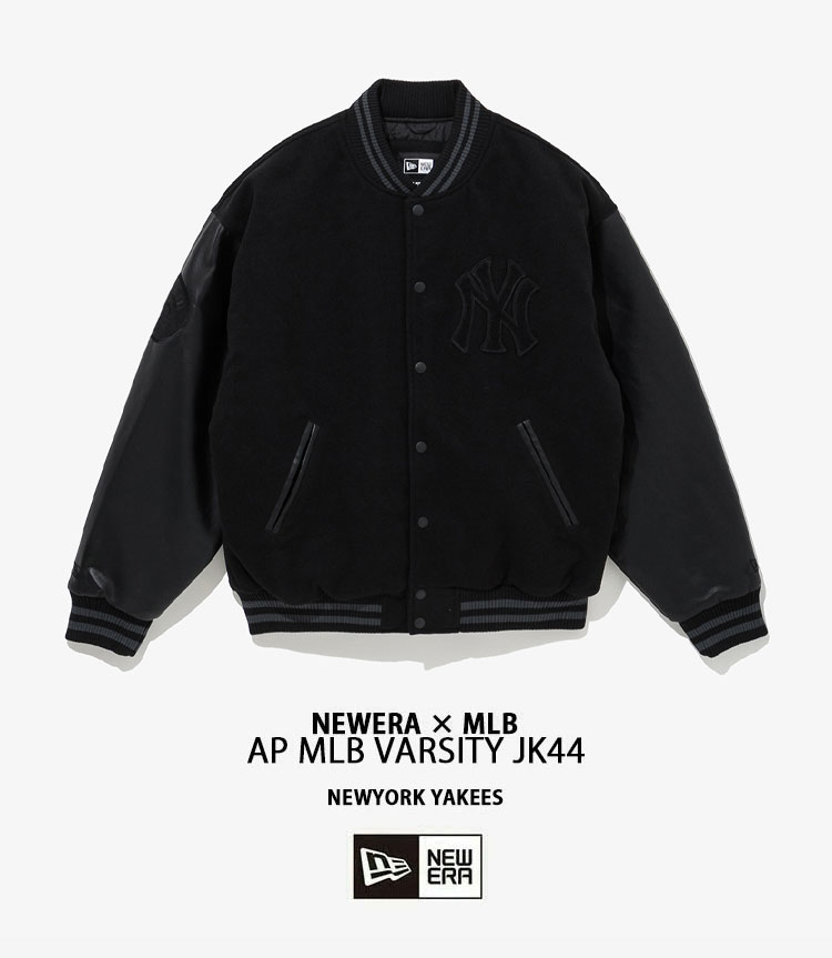 楽天市場】NEWERA ニューエラ スタジャン ブルゾン AP MLB VARSITY