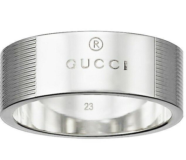 楽天市場】GUCCI 163179-J8400-8106グッチ シンプル ロゴ リング