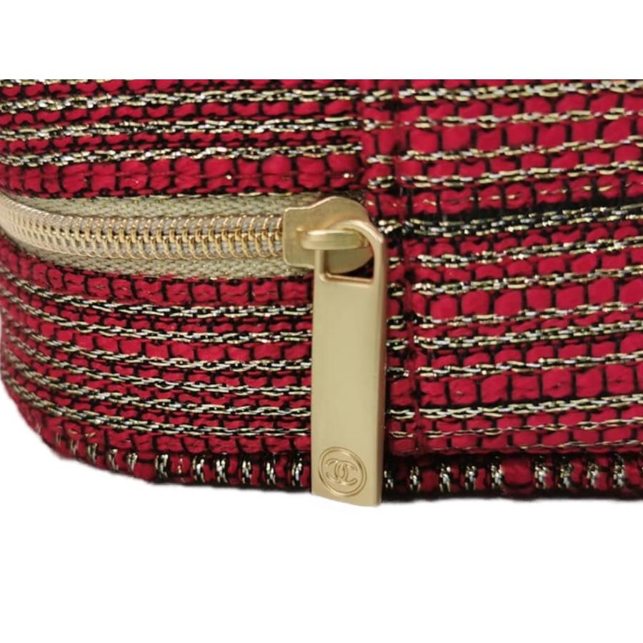 楽天市場】CHANEL NOVELTY REDシャネル ロゴ入化粧ポーチCCロゴ入り