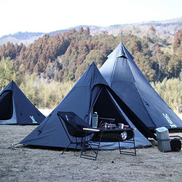 楽天市場】DOD テント ワンポールテントM T5-47-BK dod アウトドア