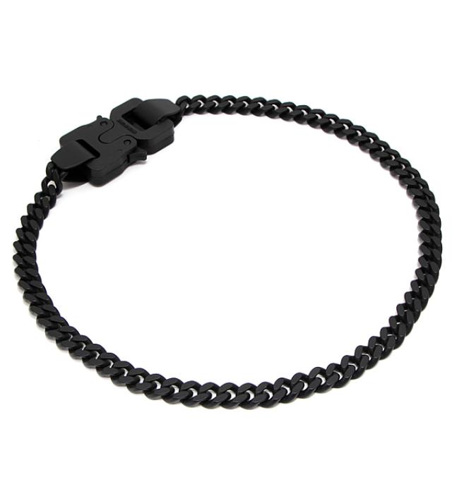 楽天市場】美品 アリクス ALYX チェーンネックレス 黒 46cm