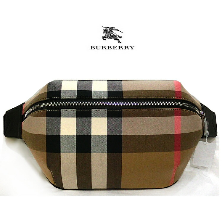 楽天市場】バーバリー ボディバッグ BURBERRY レザー チェック