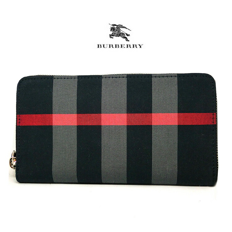 楽天市場】バーバリー 財布 長財布 ラウンドファスナー BURBERRY