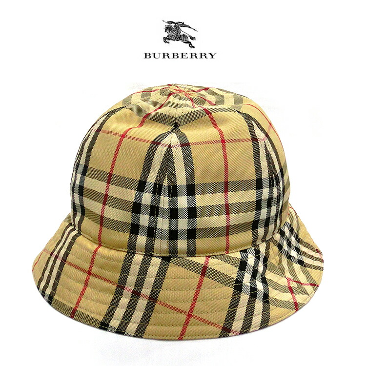 楽天市場】バーバリー 帽子 S BURBERRY ハット 6パネル バケット 即納