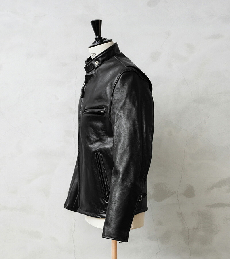 美品】ビックサイズSchott ブラック 641HH ホースハイド 楽天市場