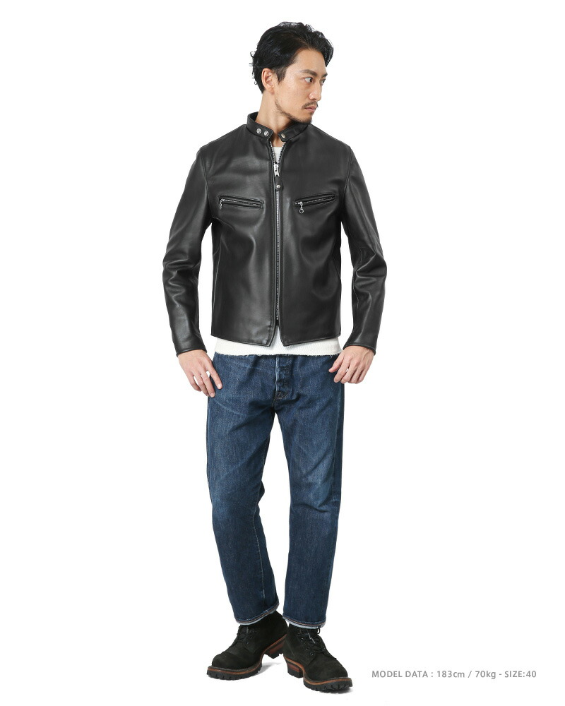 楽天市場】Schott ショット 7009 641XX 60s シングルレザーライダース