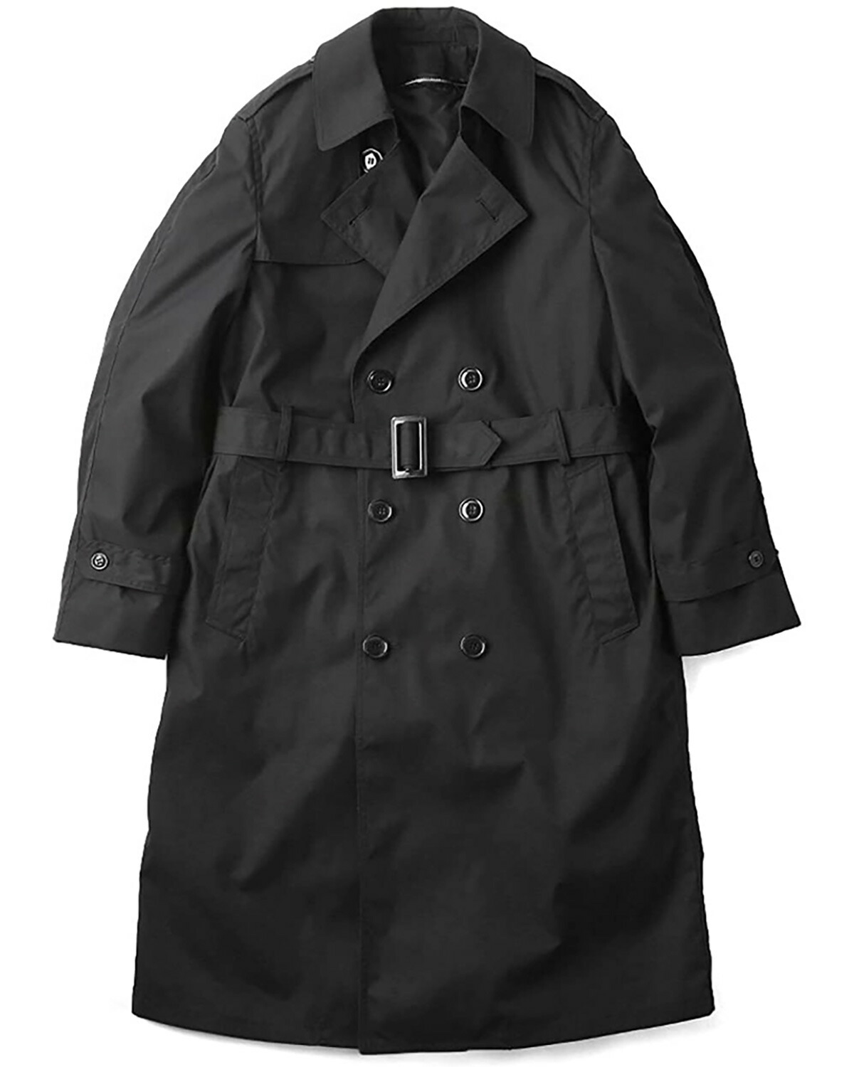 楽天市場】☆実物 USED 米軍 U.S. NAVY ブラックトレンチコート