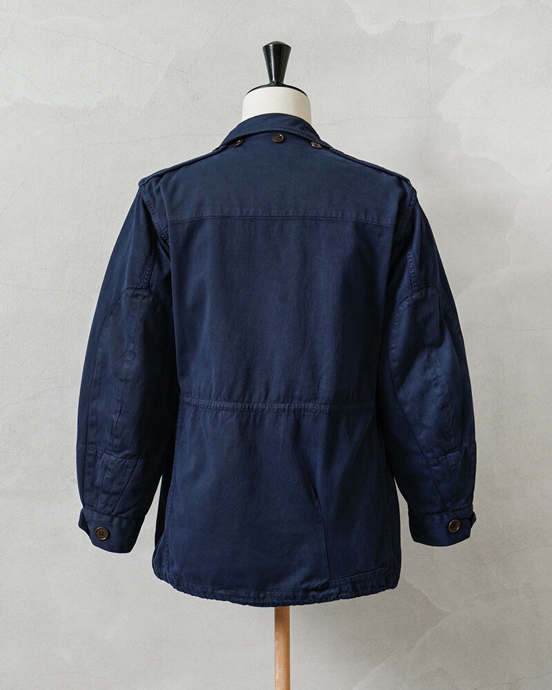 楽天市場】☆実物 USED フランス軍 M-64 ジャケット NAVY染め