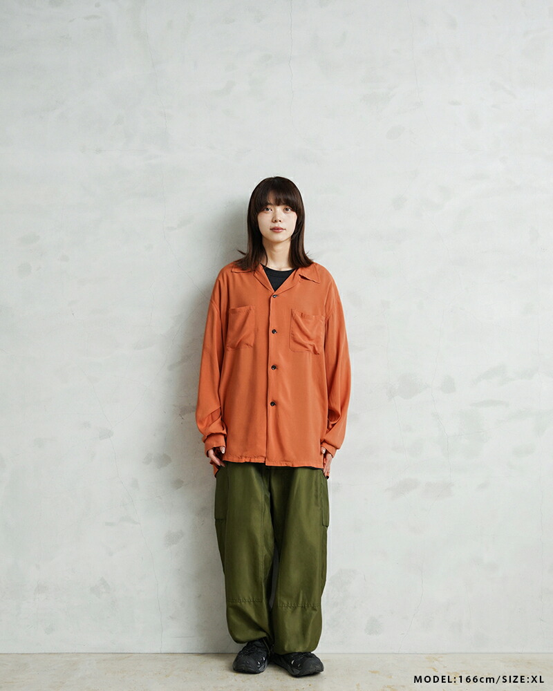 楽天市場】WAIPER×TOWN CRAFT TC25S006WP Rayon Open Collar Shirts