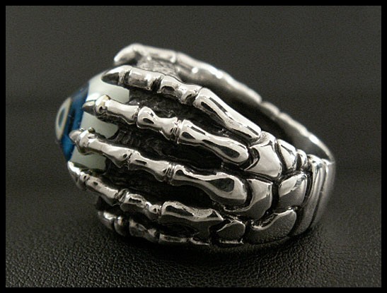 楽天市場】義眼リング 目玉リング シルバーリング 指輪 シルバー925