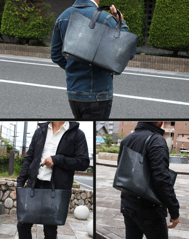 楽天市場】スティングレイ エイ革 ガルーシャ トートバッグ レザー