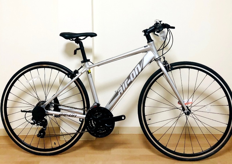 楽天市場】クロスバイク サカモト 700C エアーオン II (マットシルバー
