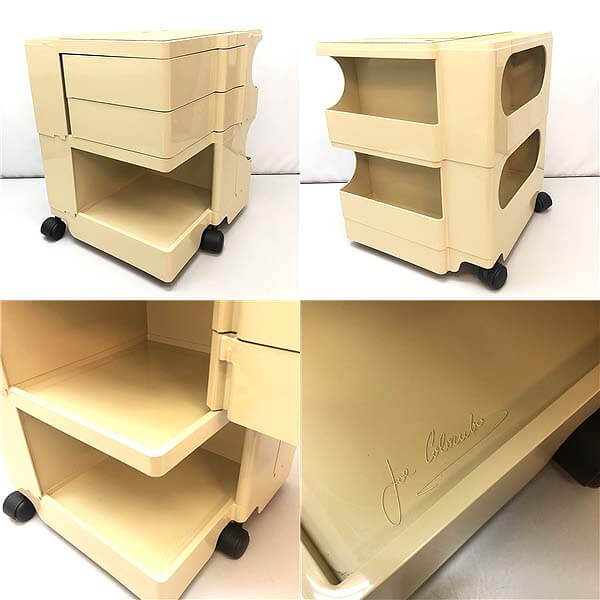 楽天市場】【中古】 B-LINE ボビーワゴン 2段 2トレイ ベージュ 日本