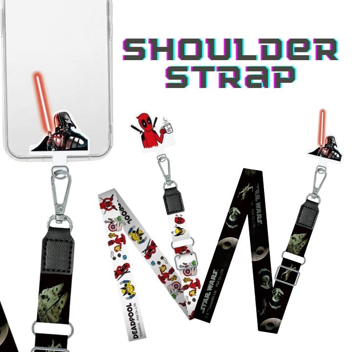 楽天市場】MARVEL ショルダーストラップ ストラップホルダー付 ダース