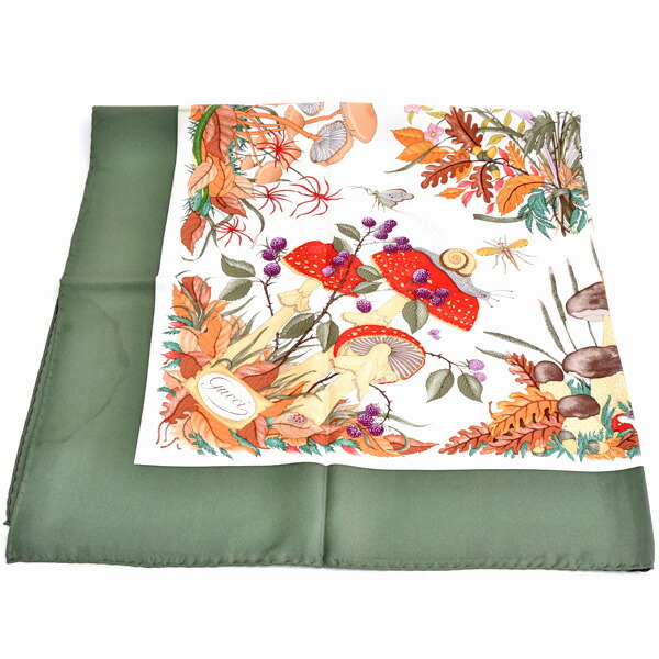 楽天市場】グッチ ショール レディース プリント シルクスカーフ 大判