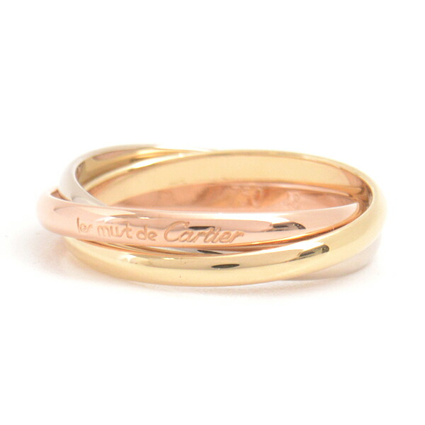 楽天市場】カルティエ 指輪 レディース トリニティ リング 48号 実寸