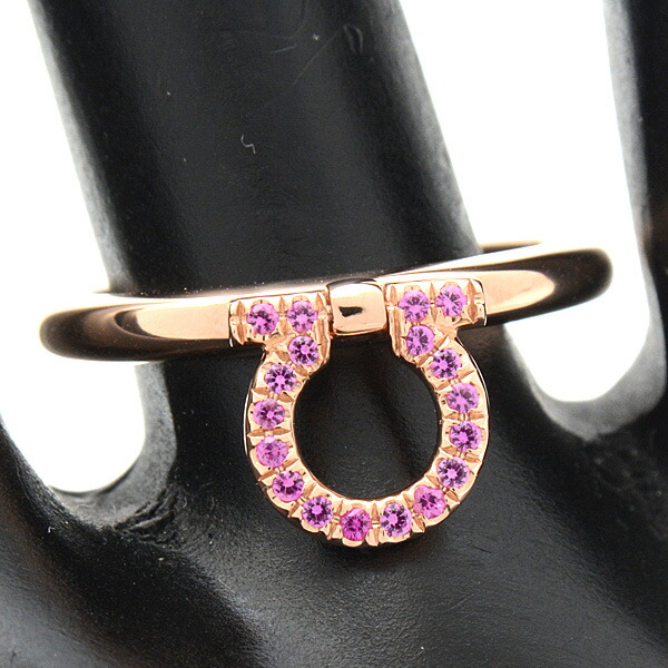 楽天市場】フェラガモ 指輪 レディース ガンチーニ ピンクサファイア