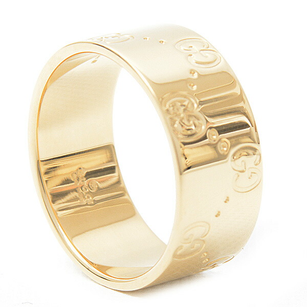 楽天市場】グッチ 指輪 メンズ アイコン ワイドリング 21号 実寸19.5号