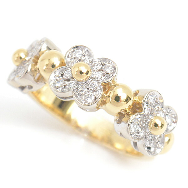 楽天市場】ポンテヴェキオ 指輪 レディース フラワーモチーフ ダイヤ