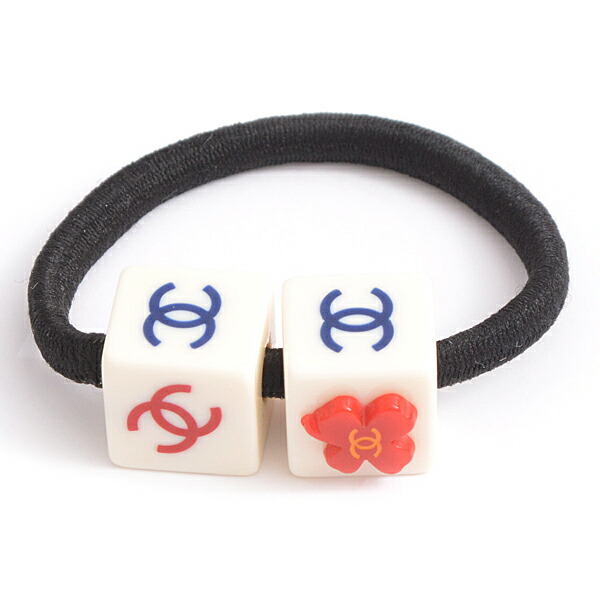 楽天市場】シャネル CHANEL ヘアゴム レディース クローバー ココ