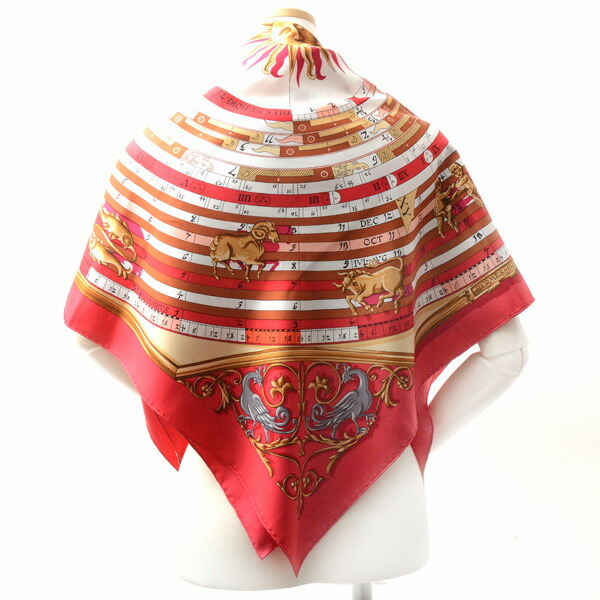 楽天市場】エルメス スカーフ レディース カレ90 DIES ET HORE 占星術