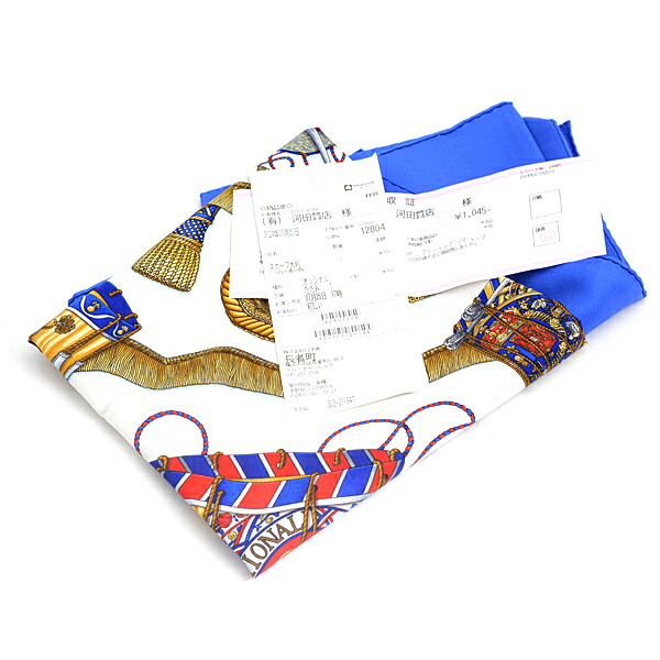 楽天市場】エルメス スカーフ レディース カレ90 LES TAMBOURS