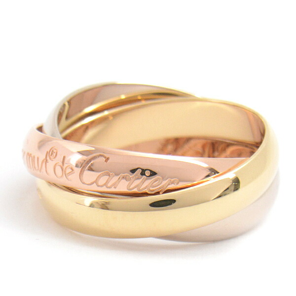 楽天市場】カルティエ 指輪 レディース トリニティ リング 48号 実寸8