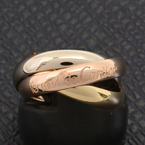 楽天市場】カルティエ 指輪 レディース トリニティ リング 48号 実寸8