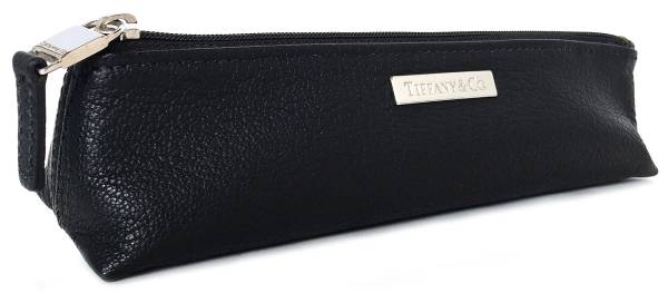 楽天市場】ティファニー ペンケース レザー ブラック 黒 筆箱 マルチ