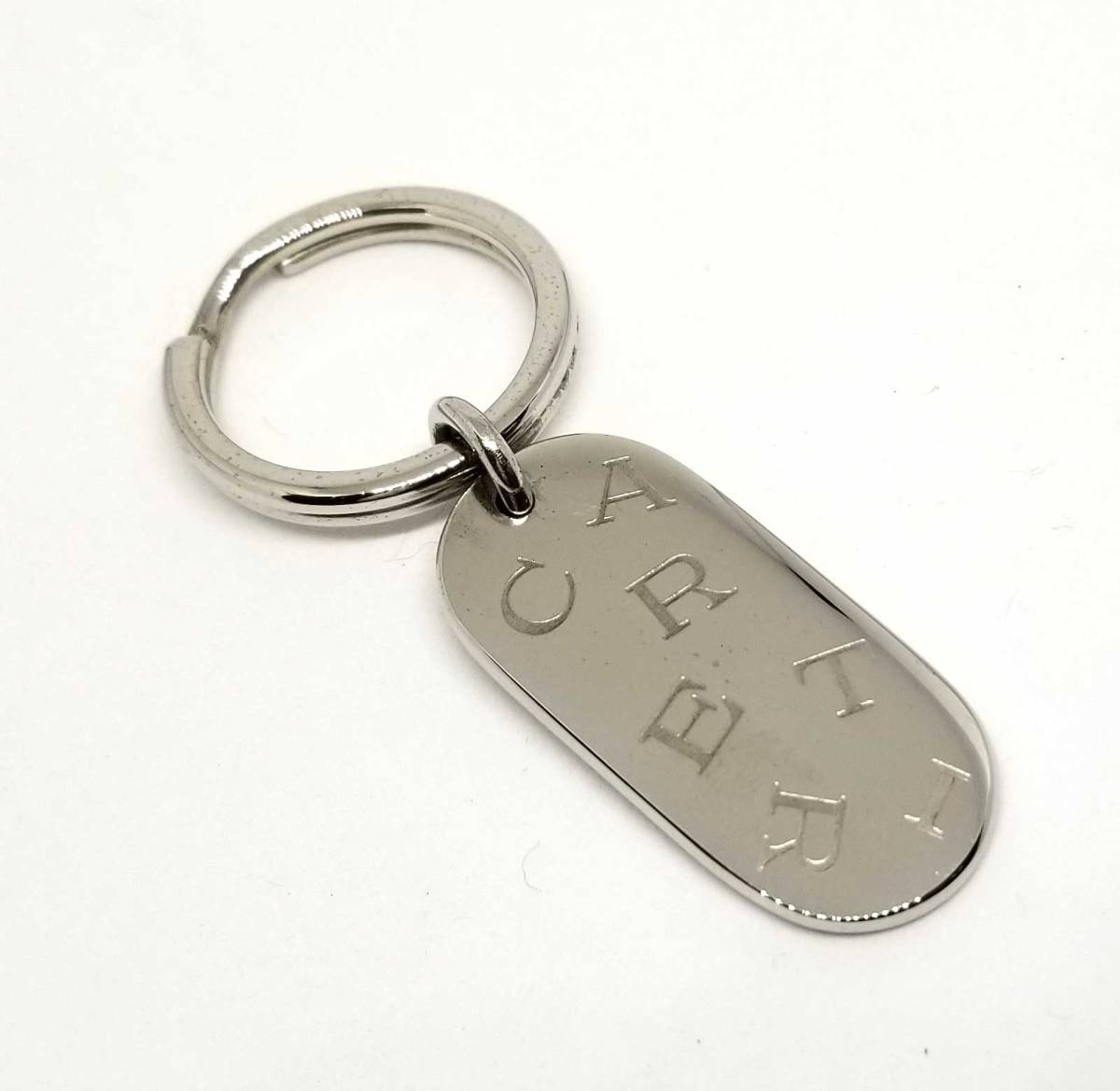 楽天市場】カルティエ キーリング ロゴ キーホルダー シルバー メタル