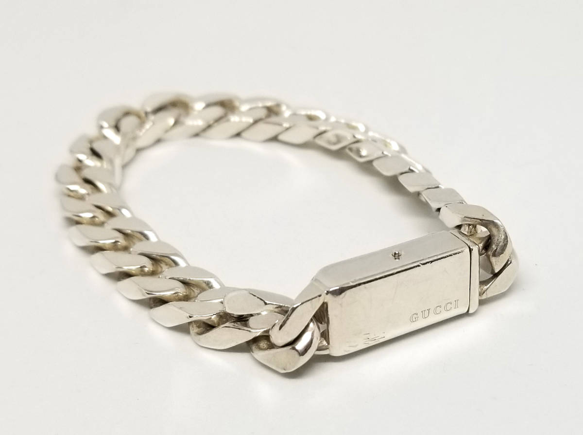 楽天市場】グッチ 喜平 ブレスレット シルバー SV925 メンズ