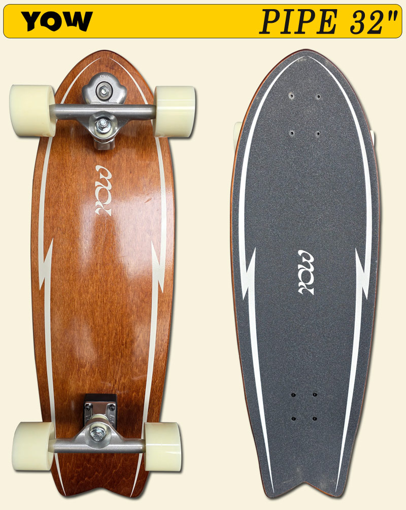 楽天市場】2025 YOW SKATE PIPE 32インチ ヤウ パイプ サーフスケート